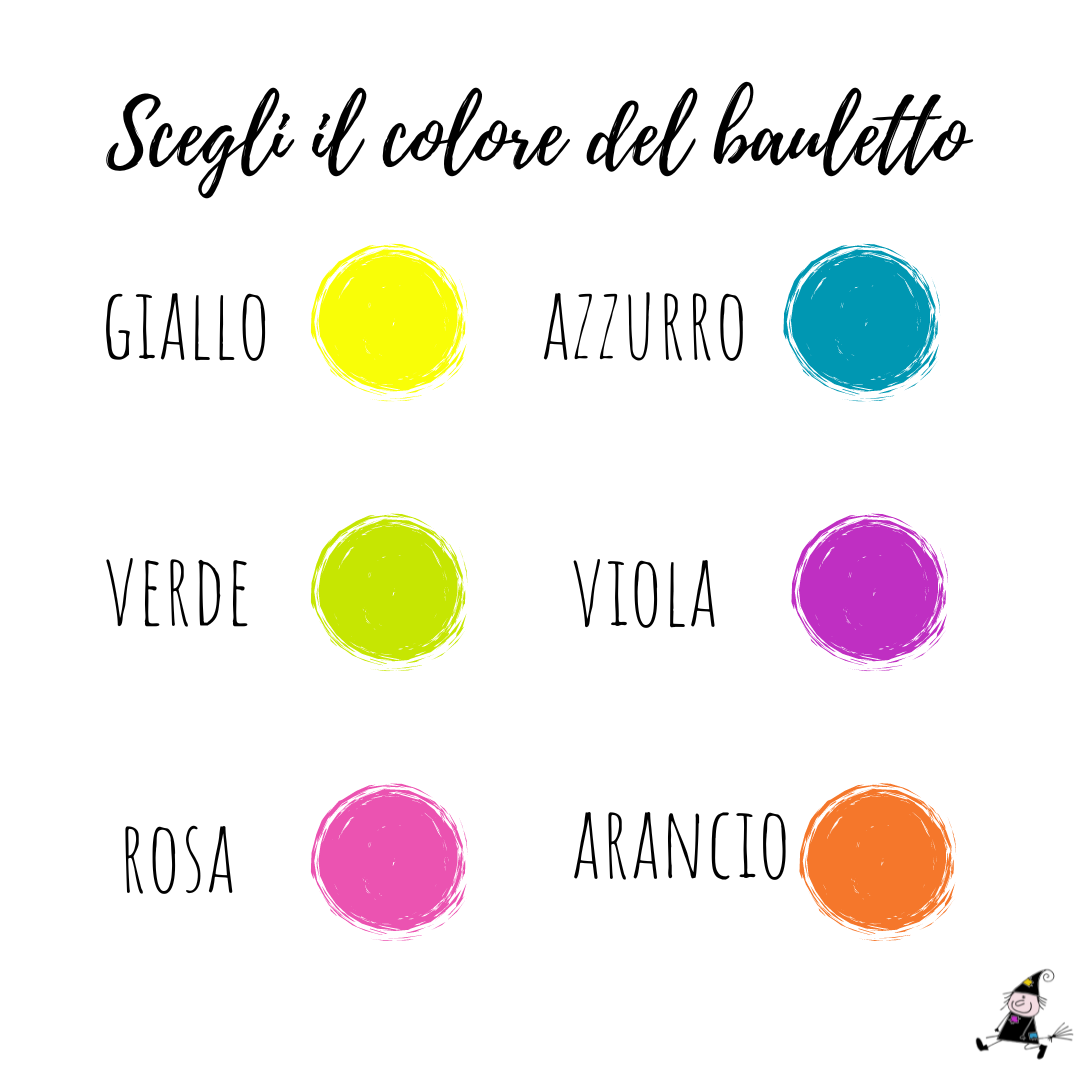 Scrigno in legno dipinto a mano con illustrazioni originali, ideale per conservare i ricordi della nascita del bambino.