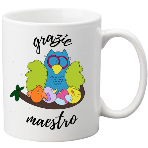 Tazza mug Grazie maestro