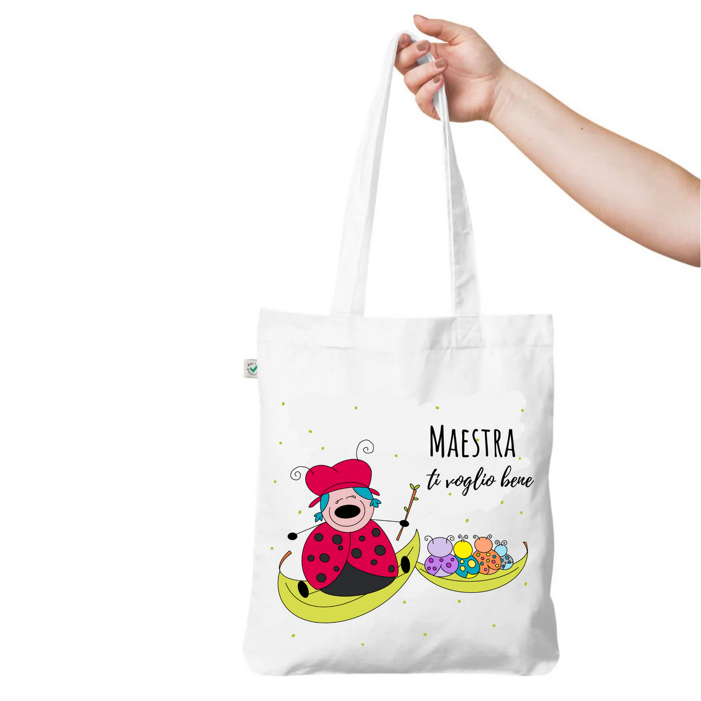 Borsa regalo fine anno -  Maestra ti voglio bene